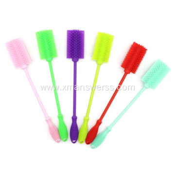 High Temperature Rotating Silicone Bottle Cleaning Brush